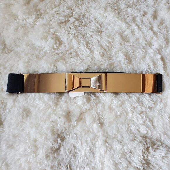 Elastic / Metallic Women's Belt NWT - Picture 1 of 6